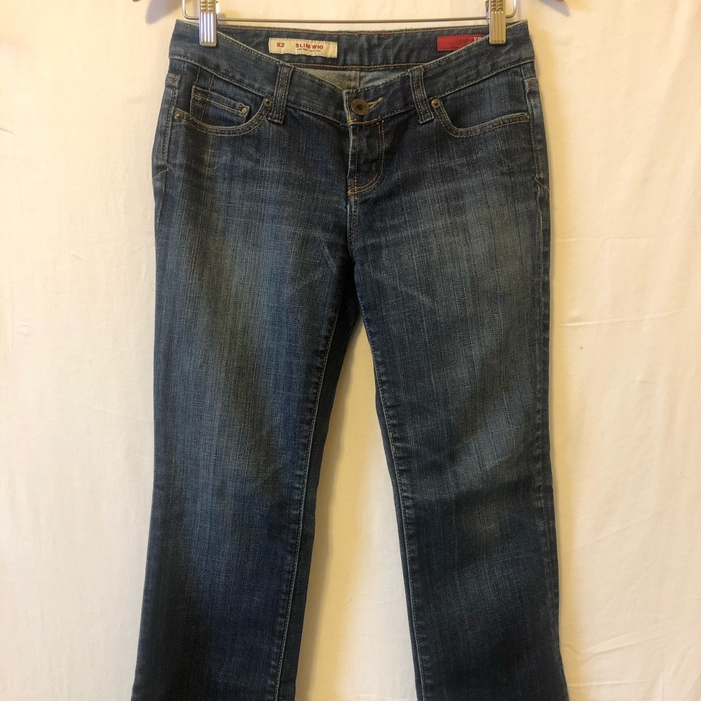 Express X2 boot cut denim jeans